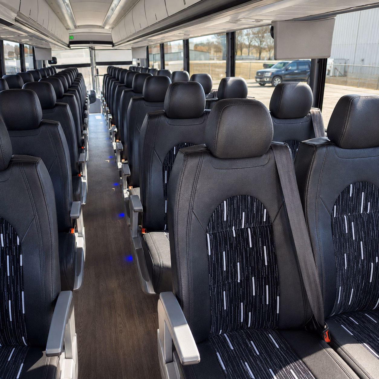 cuyahoga falls airport transportation onboard seating