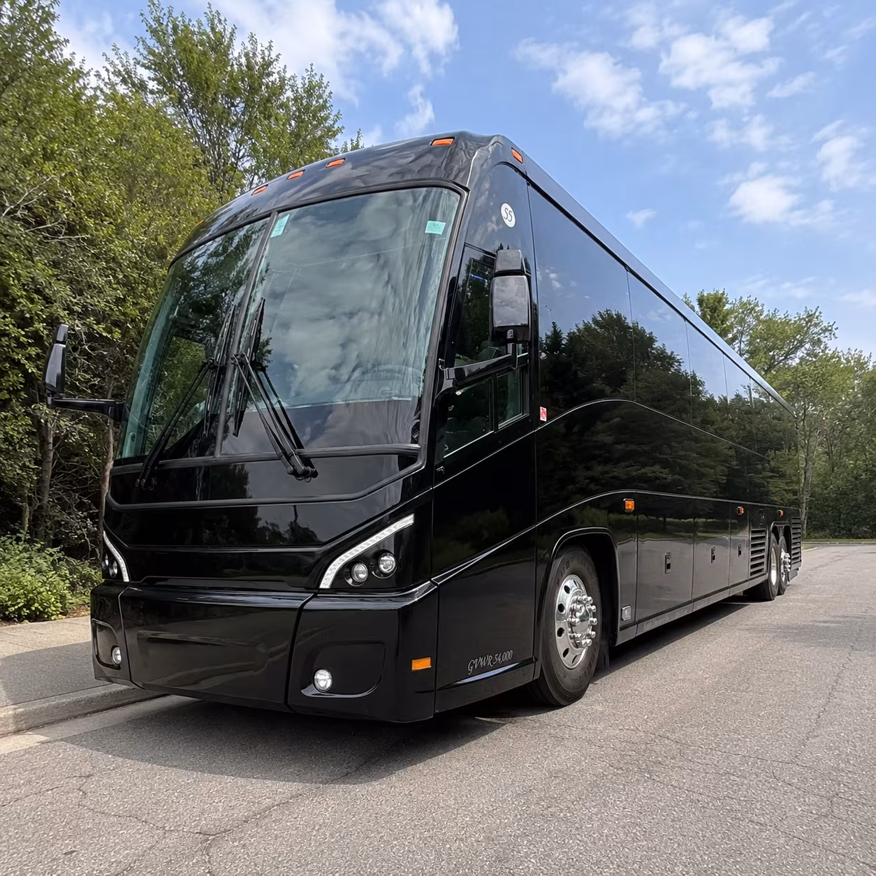 mansfield wedding shuttle bus rentals