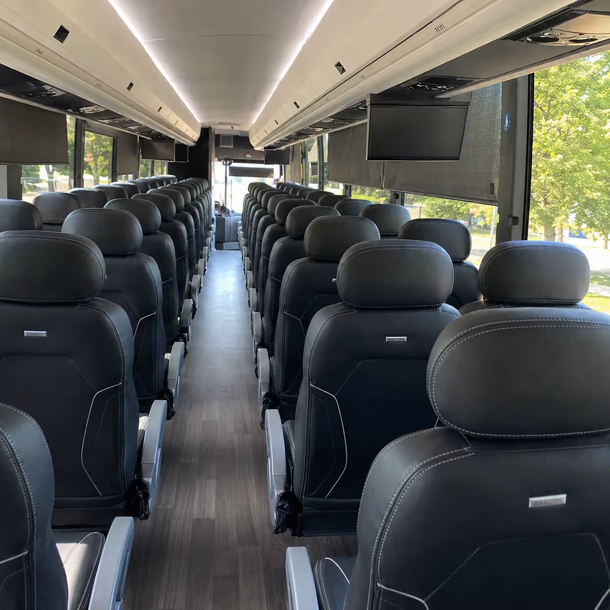 strongsville ride in style with a strongsville wedding charter bus