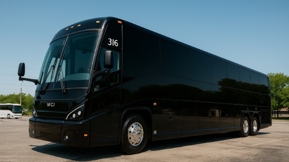 Exterior of Charter Bus Company Dublin's 55 Passenger Charter Bus in Dublin